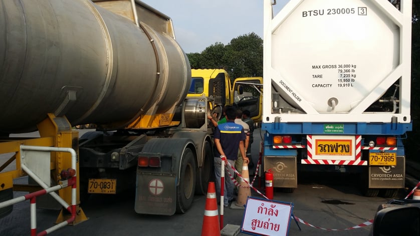 First LNG Truck in Thailand in 2015 is converted by Tiger Automotive 3