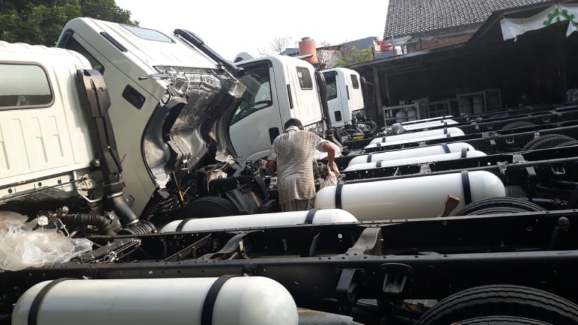 Gagas Energi Indonesia, PGN subsidiary truck engine conversion  1