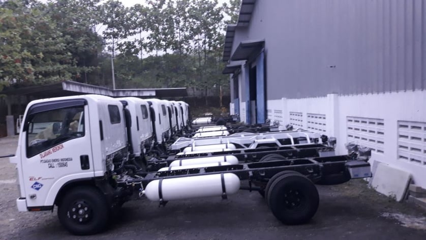 Gagas Energi Indonesia, PGN subsidiary truck engine conversion  7