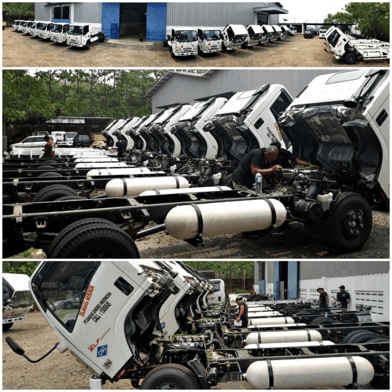 Tiger Automotive 4000 LNG, BioLN, CNG and BioCNG engine converted Trucks